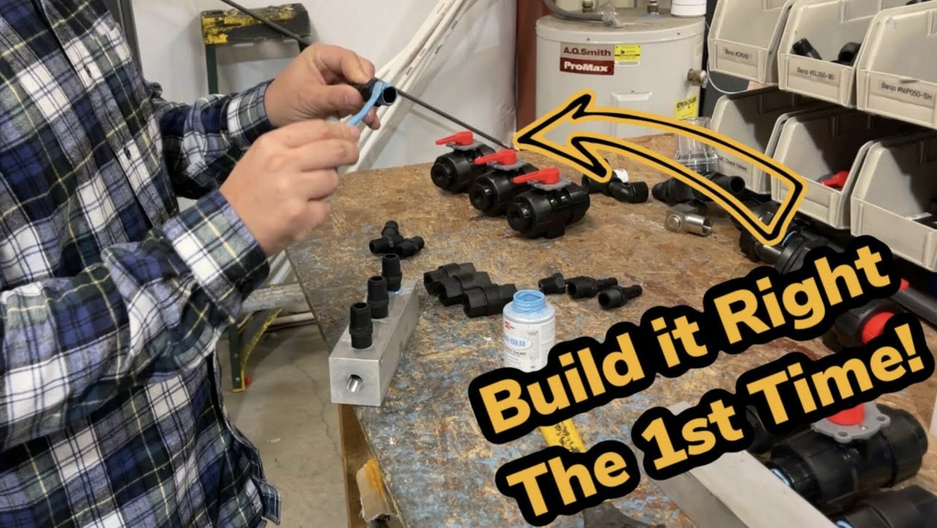 How to build a softwash manifold